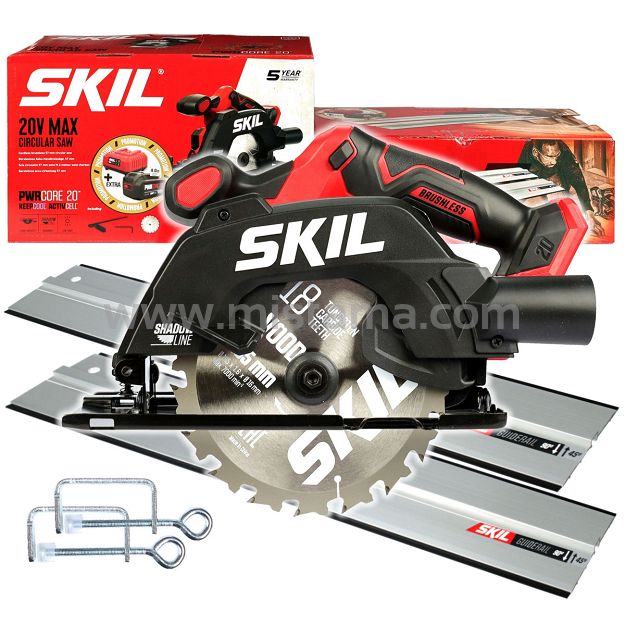 Pilarka tarczowa 57mm 20V 3551 SKIL (korpus) + SZYNA 140cm