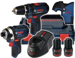 Zestaw GSR 12V-15 + GDR 12V-105 BOSCH 2x2,0Ah L-BOXX