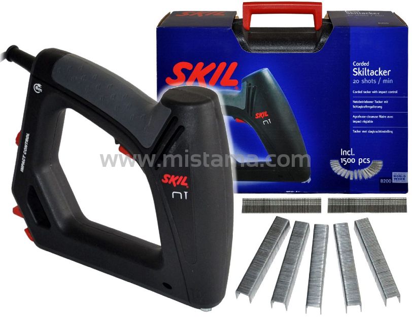 Zszywacz elektryczny 8200 SKIL + 1500 zszywek + walizka