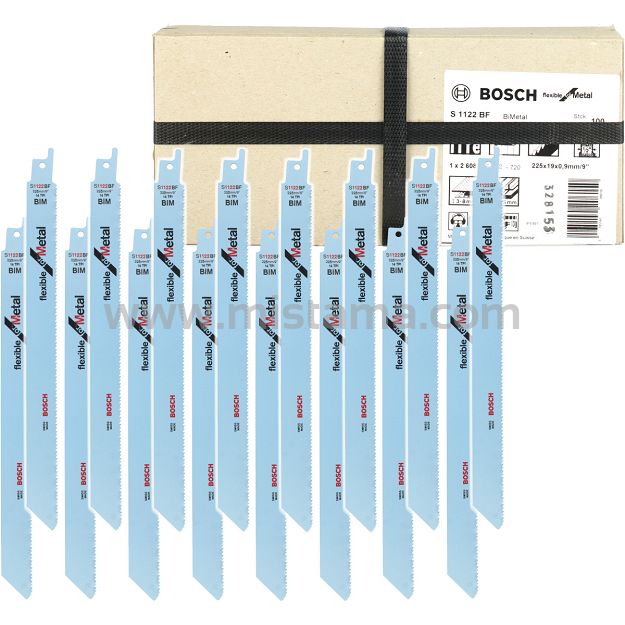 Zestaw 100 brzeszczotów do metalu S 1122 BF BOSCH