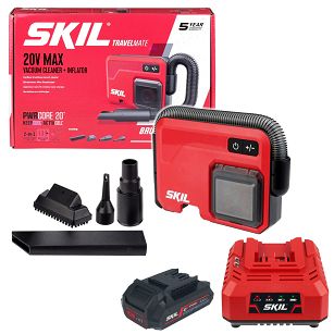 Odkurzacz z funkcją dmuchawy 3167 SKIL 1x2,0Ah