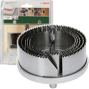 Zestaw 5 pił otwornic koronek 68-100 mm BOSCH