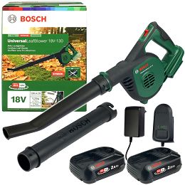 Akumulatorowa dmuchawa do liści UniversalLeafBlower 18V-130 BOSCH 2x2,5Ah