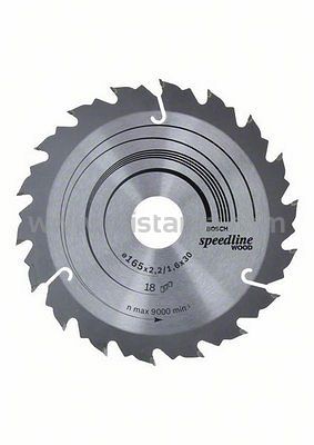 Tarcza pilarska 165/30mm Speedline Wood OSCH (18 zębów)