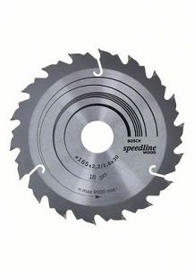 Tarcza pilarska 165/30mm Speedline Wood OSCH (18 zębów)