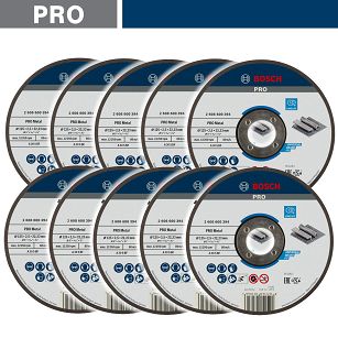 Zestaw 10 tarcz korundowych 125/2,5mm Expert For Metal BOSCH (do cięcia stali)