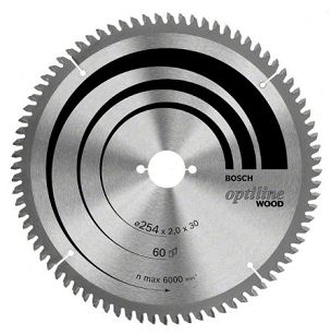 Tarcza pilarska 254/30mm Optiline Wood BOSCH (60 zębów)