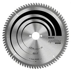 Tarcza pilarska 254/30mm Optiline Wood BOSCH (60 zębów)