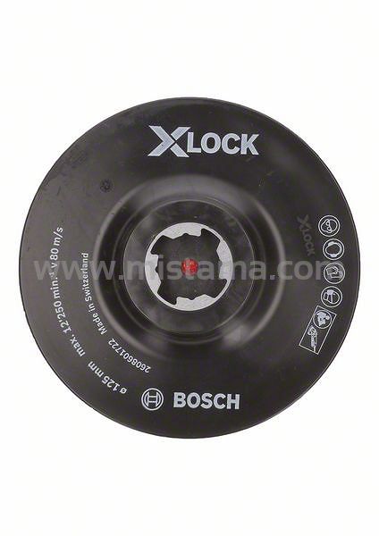 Talerz 125mm na rzep BOSCH X-LOCK 