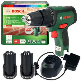 Wiertarko-wkrętarka z udarem 12V 30Nm EasyImpact 12 BOSCH 2x2,0Ah