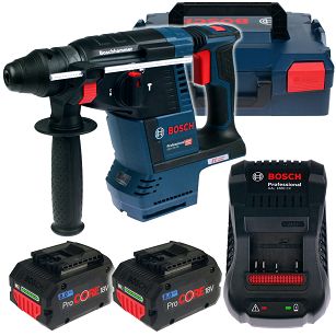 Młotowiertarka GBH 18V-26 BOSCH 2x8,0Ah L-BOXX