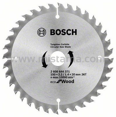 Tarcza pilarska 150/20mm Eco for Wood BOSCH (36 zębów)