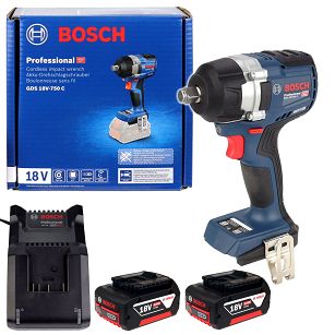 Klucz udarowy GDS 18V-750 C BOSCH 2x5,0Ah