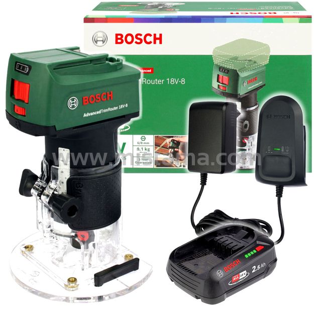 FREZARKA AdvancedTrimRouter 18V-8 BOSCH 1x2,5Ah