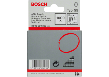 Zszywki 18 mm TYP 55 BOSCH (1000 szt.)