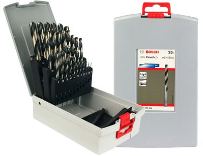 Zestaw 25 wierteł HSS-PointTeQ do metalu BOSCH