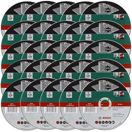 Zestaw 25 tarcz korundowych 125/1,0mm do cięcia stali nierdzewnej INOX