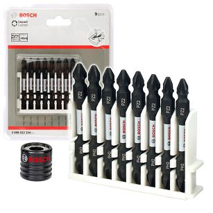 Zestaw 8 bitów PH2 - PZ2 z magnetyzerem Impact Control BOSCH
