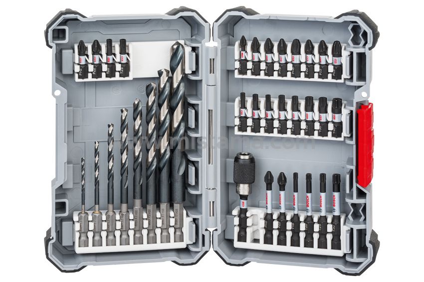 Zestaw 26 bitów i 8 wierteł do metalu Impact Control BOSCH