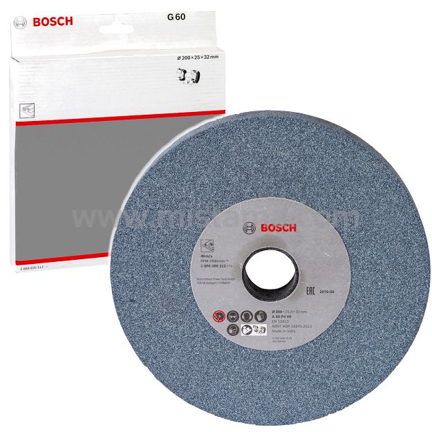 Tarcza szlifierska 200mm gr.60 do szlifierki stołowej GBG 60-20 BOSCH