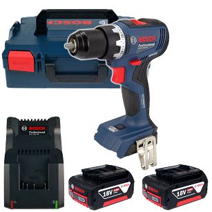 Wkrętarka 63Nm GSR 18V-65 BOSCH 2x4,0Ah L-BOXX