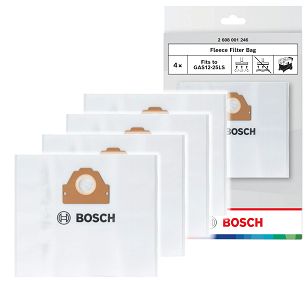 Oryginalne worki na pył 4 SZT. do odkurzacza GAS 12-25 LS BOSCH