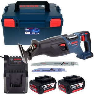 Piła szablasta 18V GSA 185-LI / GSA 18V-28 BOSCH L-BOXX 2x4,0Ah