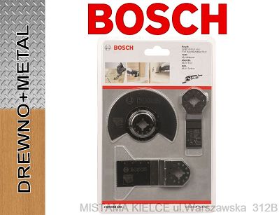 3-częściowy zestaw (do drewna i metalu) BOSCH