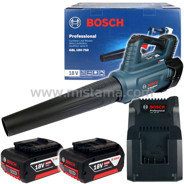 Dmuchawa akumulatorowa GBL 18V-750 BOSCH 2x5,0Ah
