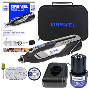 Szlifierka wysokoobrotowa 12V DREMEL 8250 1x2,0Ah + akcesoria