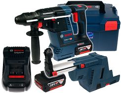 Młotowiertarka GBH 18V-26 BOSCH 2x5,0Ah + L-BOXX + ODSYSACZ
