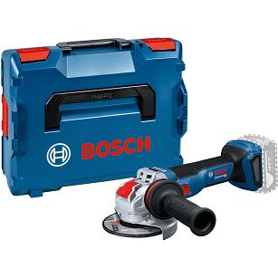 SZLIFIERKA KĄTOWA Z REGULACJĄ OBROTÓW GWX 18V-11 S BOSCH X-LOCK L-BOXX (korpus)