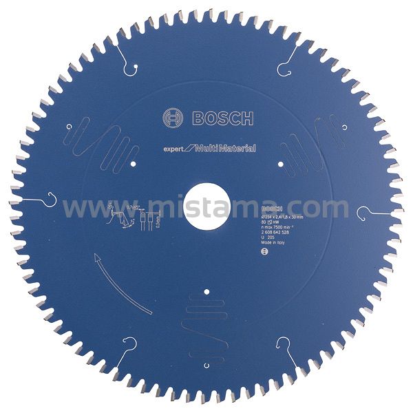 Tarcza pilarska 254/30mm Expert for MultiMaterial BOSCH (80 zębów)