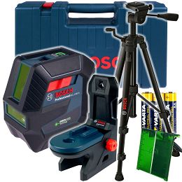 Laser krzyżowy GCL 2-50 G BOSCH + UCHWYT + WALIZKA + STATYW BT 150