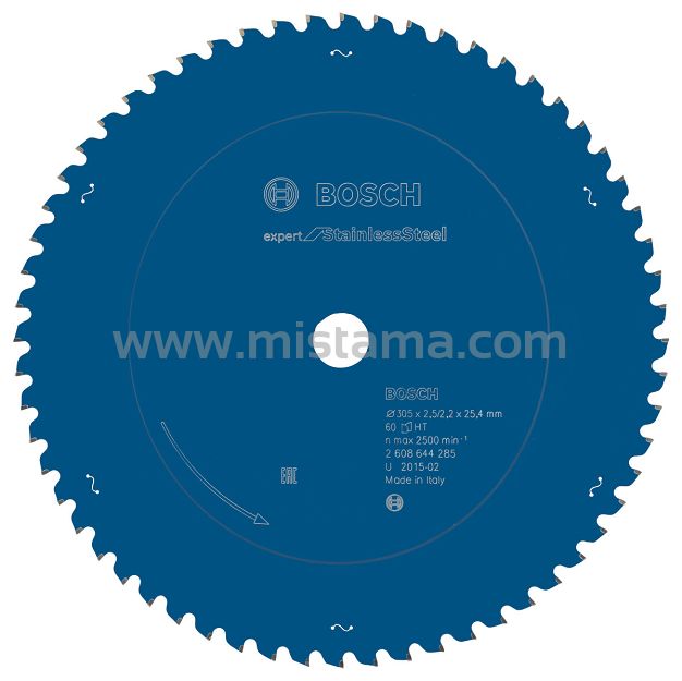 Tarcza pilarska 305/25,4mm Expert for Stainless Steel BOSCH (60 zębów)