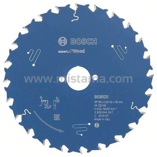 Tarcza pilarska 190/30mm Expert for Wood BOSCH (24 zęby)