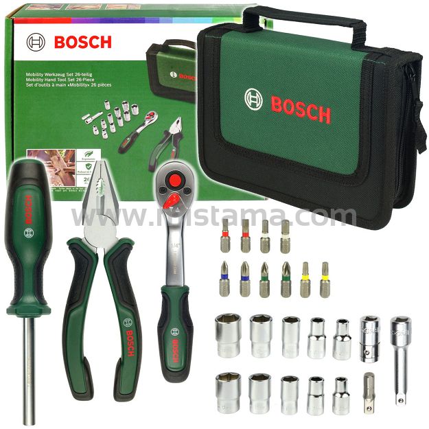 Zestaw 26 szt. bitów i narzędzi ręcznych BOSCH