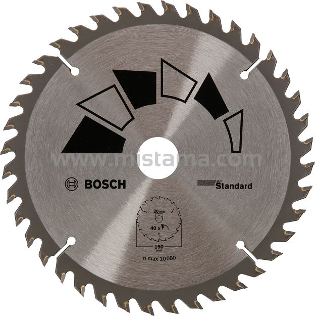 Tarcza pilarska 150/20mm Standard BOSCH (40 zębów)
