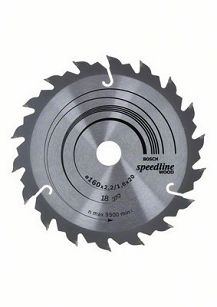 Tarcza pilarska 160/20mm Speedline Wood BOSCH (18 zębów)