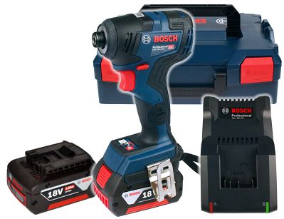 Klucz udarowy GDR 18V-200 C BOSCH 2x4,0Ah L-BOXX
