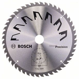 Tarcza pilarska 250/30mm Precision BOSCH (48 zębów)