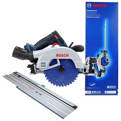 Pilarka tarczowa GKS 18V-57-2 GX BOSCH BEZSZCZOTKOWA (korpus) + szyna FSN 440 X