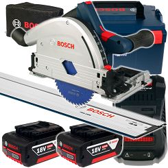 Zagłębiarka GKT 18V-52 GC BOSCH 2x5,0Ah L-BOXX + szyna FSN 1600