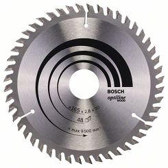 Tarcza pilarska 165/30mm Optiline Wood BOSCH (48 zębów)