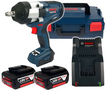 Klucz udarowy GDS 18V-1000 BOSCH BITURBO 2x4,0Ah L-BOXX