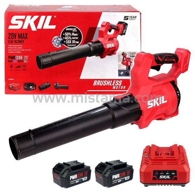 Akumulatorowa dmuchawa do liści 0331 20V SKIL 2x4,0Ah