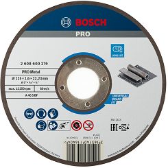 Tarcza korundowa do cięcia stali 125/1,6mm BOSCH