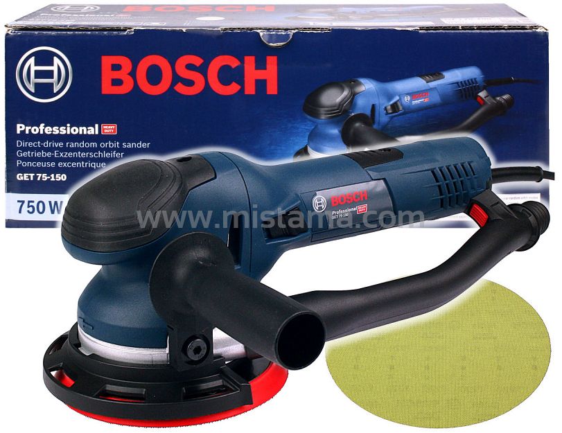 Szlifierka mimośrodowa 750W GET 75-150 BOSCH
