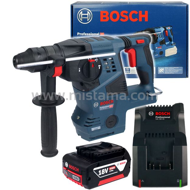 Akumulatorowy młot GBH 18V-28 C BOSCH 1x4,0Ah