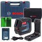 Laser krzyżowy GLL 20-22 G BOSCH + akumulator BA 3,7V + walizka